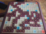 Scrabble Parker Brothers 2001 Deluxe Turntable Game Hasbro