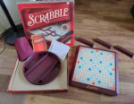 Scrabble Parker Brothers 2001 Deluxe Turntable Game Hasbro
