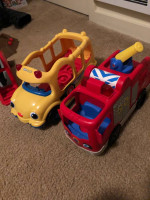 Little People Bus and Fire Truck