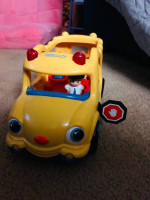 Little People Bus and Fire Truck