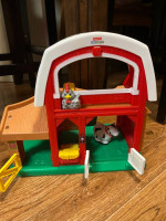 Little People Barn and cow