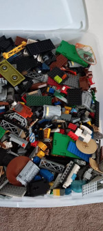 LEGO TOTES FULL OF MIXED SETS