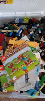 LEGO TOTES FULL OF MIXED SETS