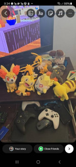 Collection of Pokémon Plushie