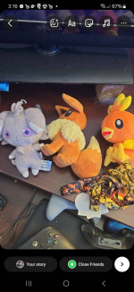 Collection of Pokémon Plushie
