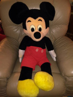 STUFFED "MICKEY MOUSE" ⭐ "Vintage" LARGE 34" Disney PLUSH TOY