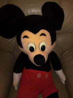 STUFFED "MICKEY MOUSE" ⭐ "Vintage" LARGE 34" Disney PLUSH TOY