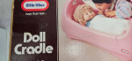 LITTLE TIKES DOLL BED ROCKING CRADLE
