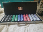 POKER CHIP SET 602 PIECES