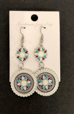 Boho/Bohemian Vintage Dangle Earrings With Retro Design NEW