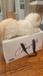 Original vintage karl laggerfeld cat and mouse choupette steiff