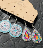 NEW Three Pair Boho Dangle/Drop Earrings