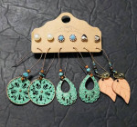NEW Six Pair Boho Dangle/Drop Earrings