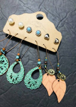 NEW Six Pair Boho Dangle/Drop Earrings