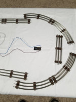 Lionel track oval with transformer