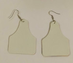 NEW Western Cowgirl Boho Cow Sunflower Theme Faux Leather Earrings