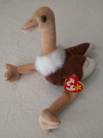 'STRETCH' TY Beanie Babies - OSTRICH 1997