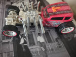 Hot Wheels Street Creeper 8"Hot Rod Lights Up, Moves and Makes Sounds
