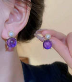 Retro pearls jewelry set; $20