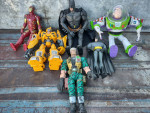 14" Talking Batman & 12" Ironman, Spiderman, Transformer & Buzz