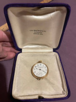 Oshkosh/ R.B.Anger Gold Watch. J.R. Chapman co. victorian, purple case