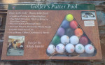 Golfers Putter Pool Game, Never Used
