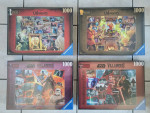 14 New Sealed Ravensburger Puzzles 1,000 pc (4 Pictures) - 20 each