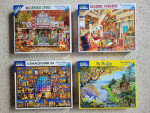 13 White Mountain Puzzles (3 Pictures) - All Complete - 10 each