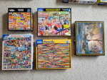 13 White Mountain Puzzles (3 Pictures) - All Complete - 10 each
