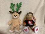Two Build-A-Bear (Teddy Bear & Bunny)
