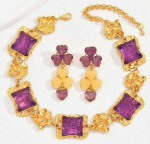 Necklace/earrings set  $20