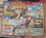 White Mountain Vintage Signs 1000 Piece 🧩🧩 Puzzle 🧩