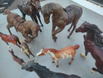 Breyer with 3 Leather Horses 11 Horses Total