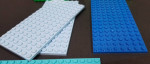 Lot Of 16 Multi Colored  LEGO Parts  Flat Baseplate 8x16 points or 5"