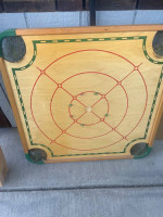Vintage Carroms Game Board.