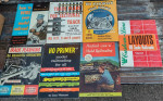 1970's HO Scale Railroad Train Guide Booklets, 7 Total
