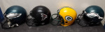 2- Franklin Philadelphia Eagles, Packers , Falcons Football Helmets