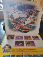RARE Imaginext Pirate Raider Ship Toy Lot 2002 Mattel NEW IN BOX Fishe