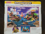 RARE Imaginext Pirate Raider Ship Toy Lot 2002 Mattel NEW IN BOX Fishe