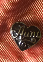 Zable Solid Sterling Silver 925 “Aunt” Bead Charm
