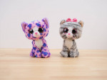 TY Beanie Boos Plush Leopard Cats Kittens TYSilk Kiki Reagan