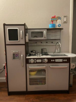 Kids Complete Play Kitchen - brown/grey