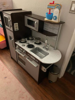 Kids Complete Play Kitchen - brown/grey
