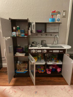 Kids Complete Play Kitchen - brown/grey