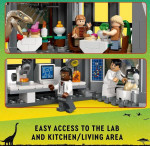 LEGO JURASSIC WORLD: Visitor Center: T. rex & Raptor Attack (76961)