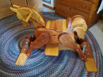 Wooden handmade Rocking horse