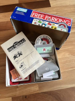 Vintage Free Parking board game, 1988 Parker Bros feed the meter