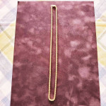 18 kt gold rope chain, 20 grams 22 length