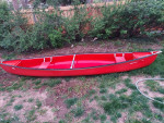 Coleman 15' fiberglass canoe