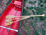 Coleman 15' fiberglass canoe